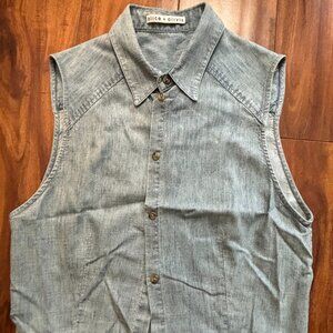 Alice and Olivia Denim Top, Women's